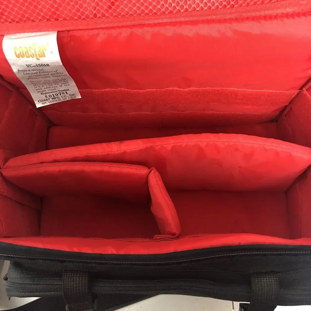 Coast LTD VC-1505B X-Large Shoulder Carry Camera/Camcorder Luggage Bag 16”x10”x9